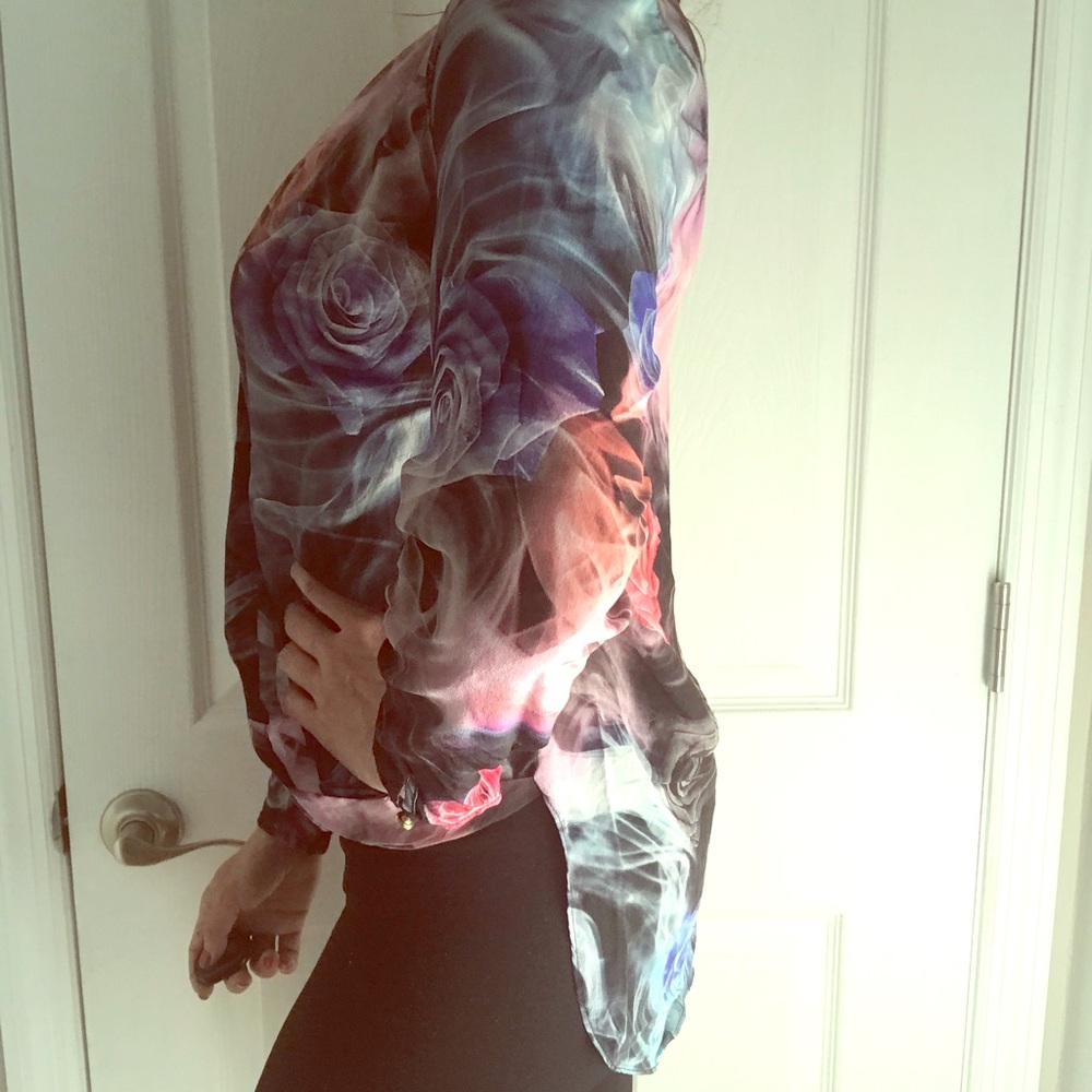 A 100% SILK Amanda Uprichard Top